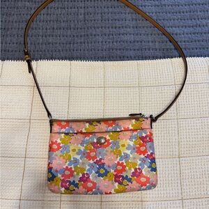Coach Multicolor Floral Crossbody Bag